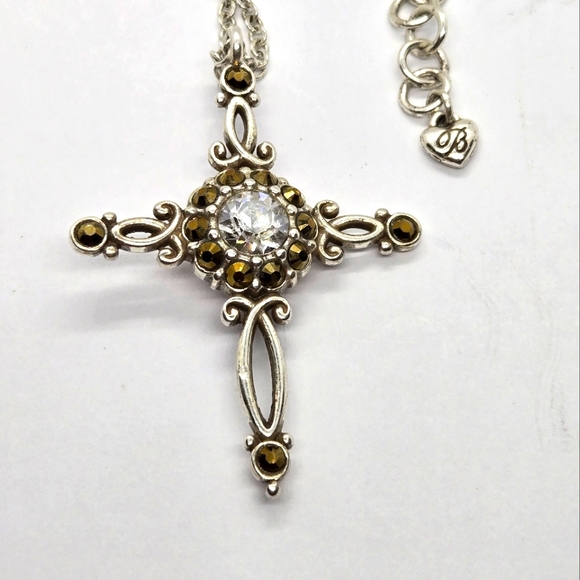 BRIGHTON MOON STRUCK CROSS REVERISIBLE  NECKLACE - Picture 6 of 6